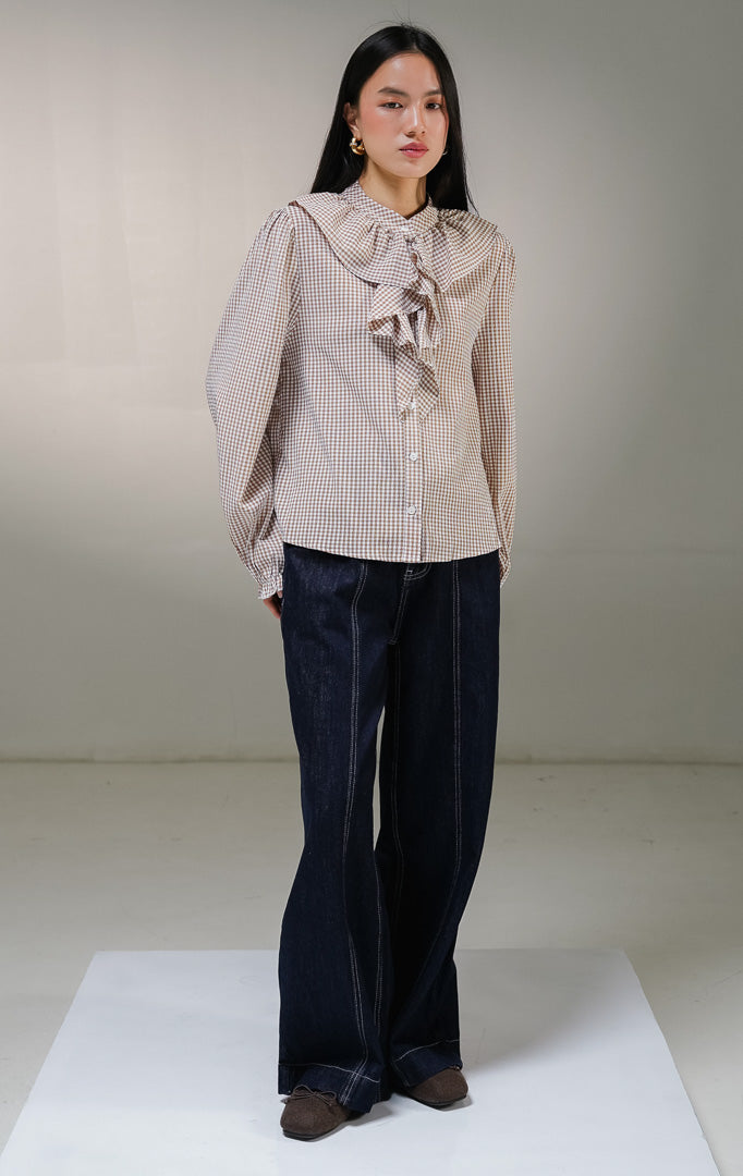 Francesca Top Brown