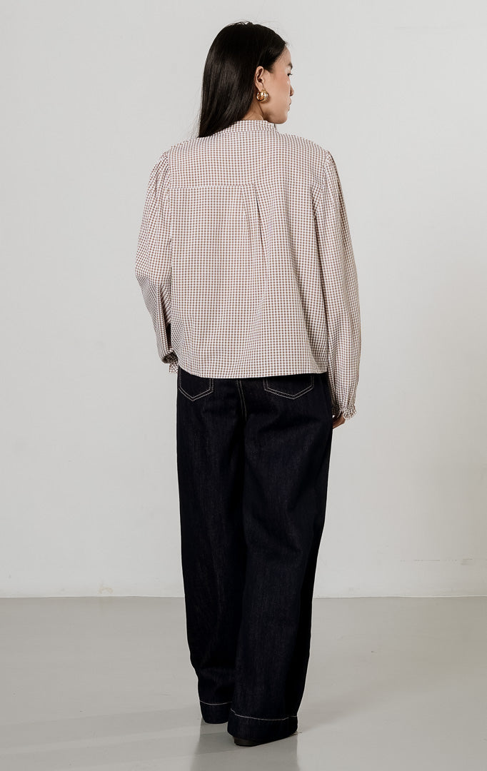 Francesca Top Brown