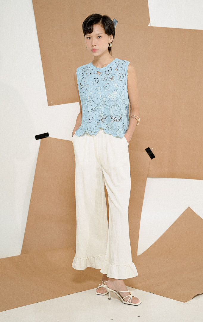 Garvella Top Light Blue