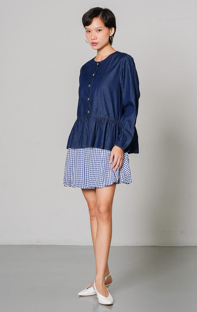 Deliana Top Indigo
