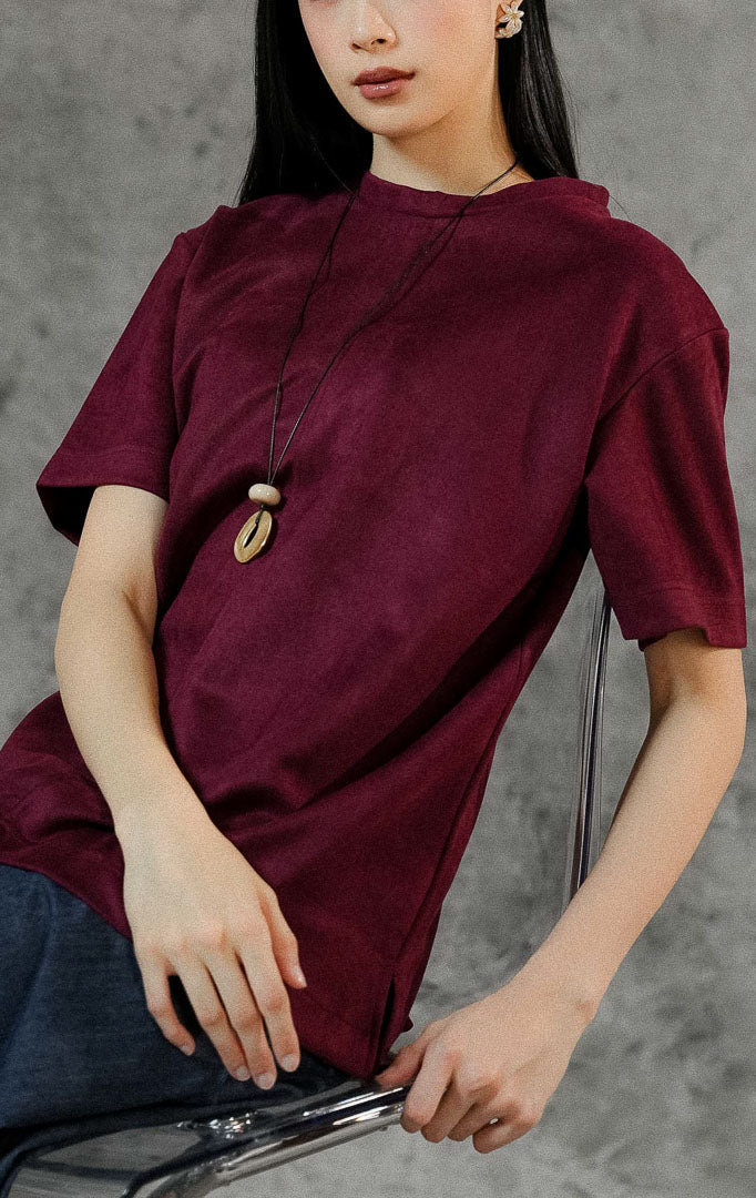 Callidora Top Maroon