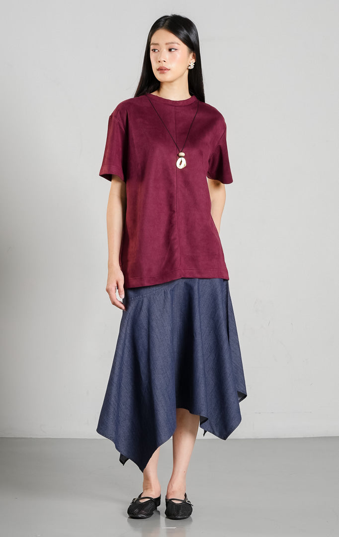 Callidora Top Maroon