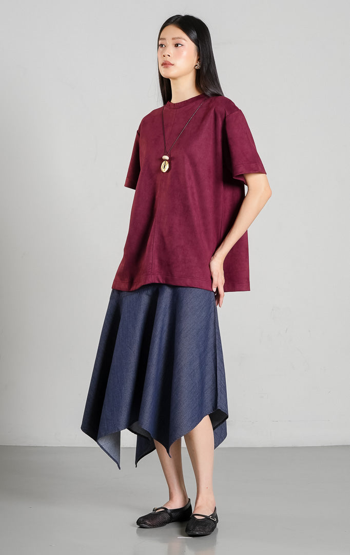 Callidora Top Maroon