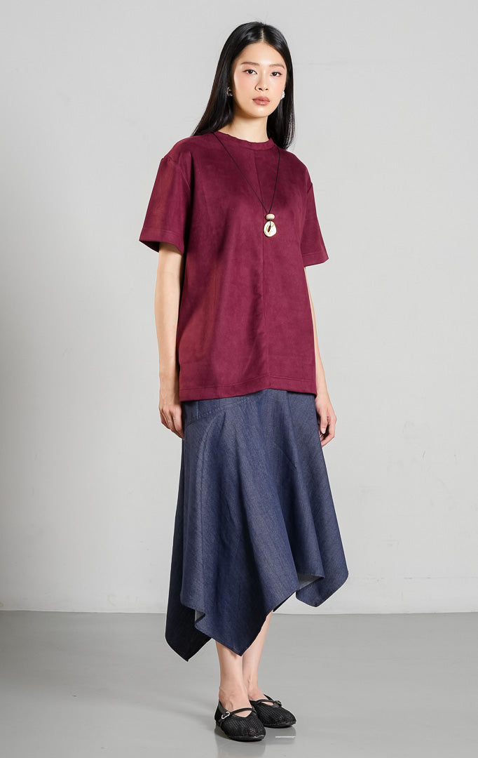 Callidora Top Maroon