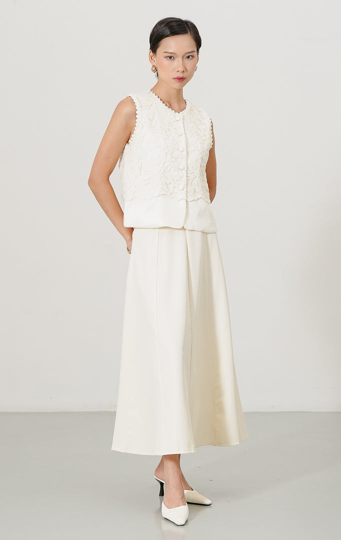 Aster Vest Ivory