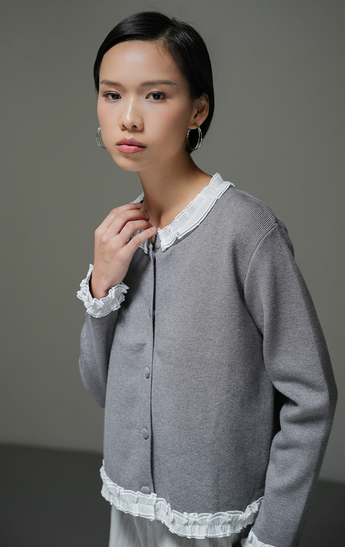 Aiko Cardigan Grey