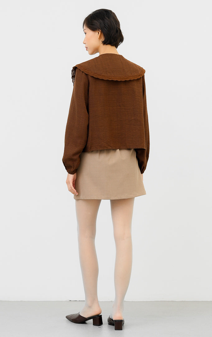 Linara Top Brown