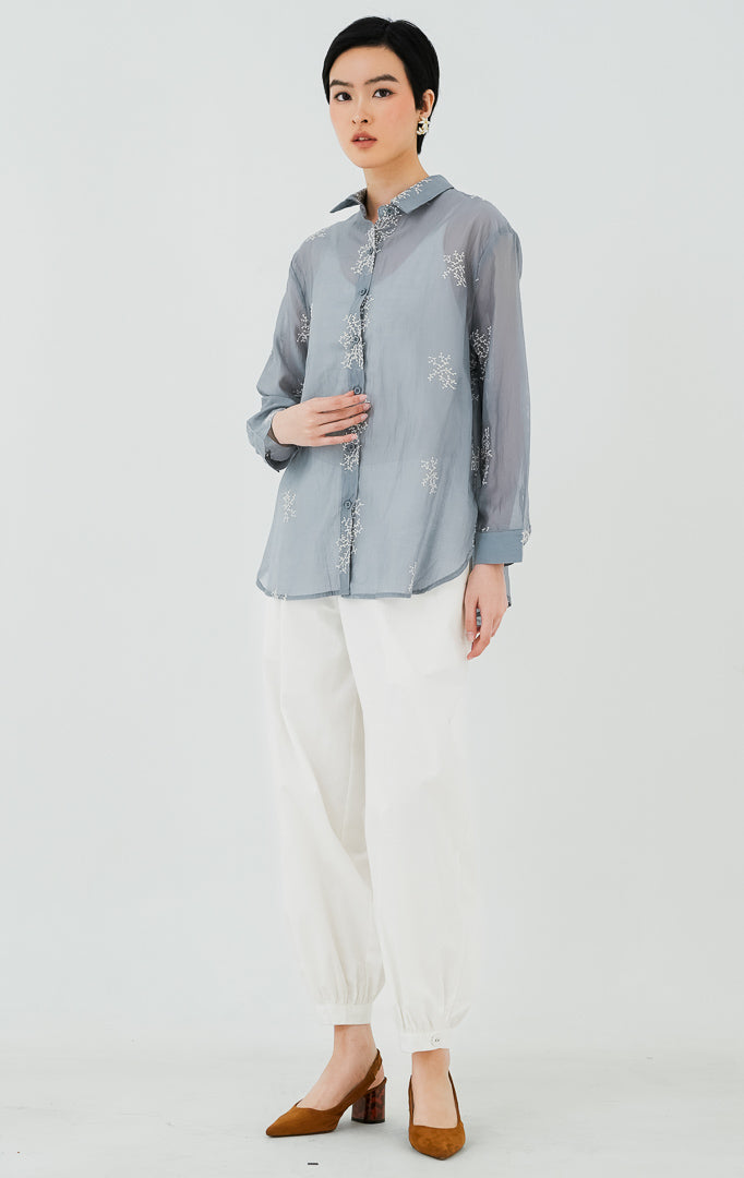 Amaranth Top Dusty Blue