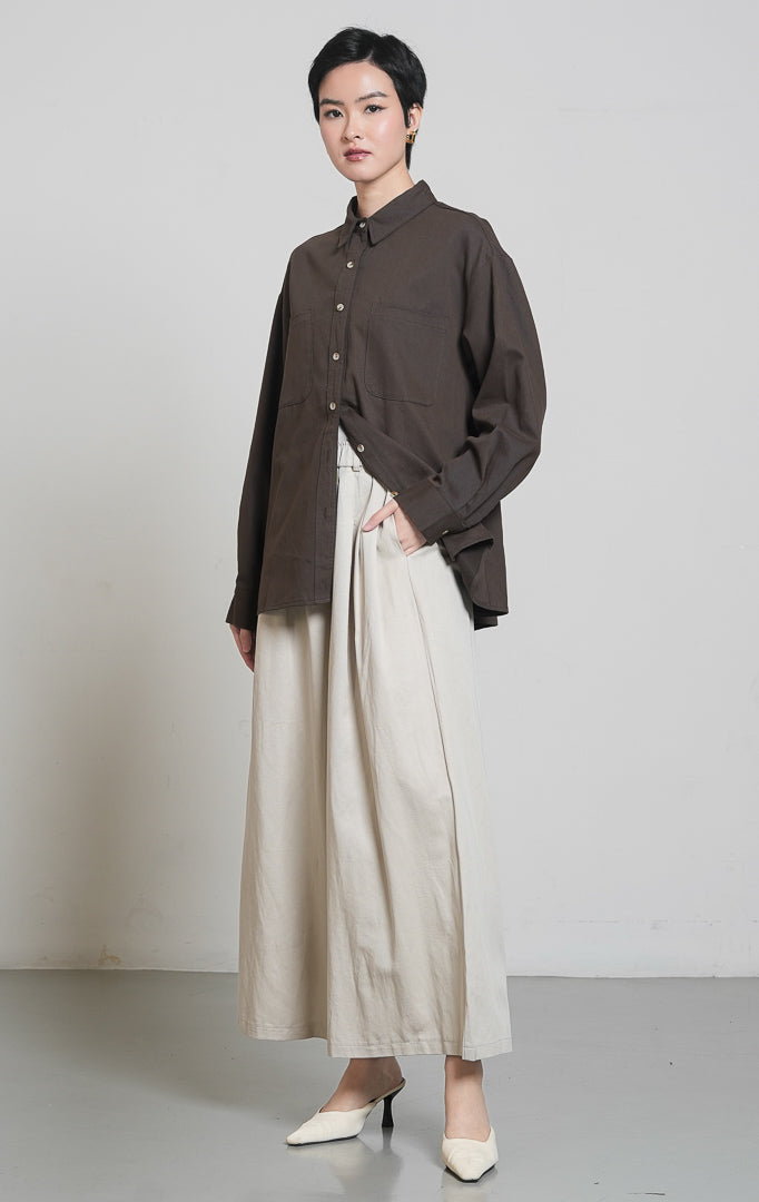 Orlin Top Dark Brown