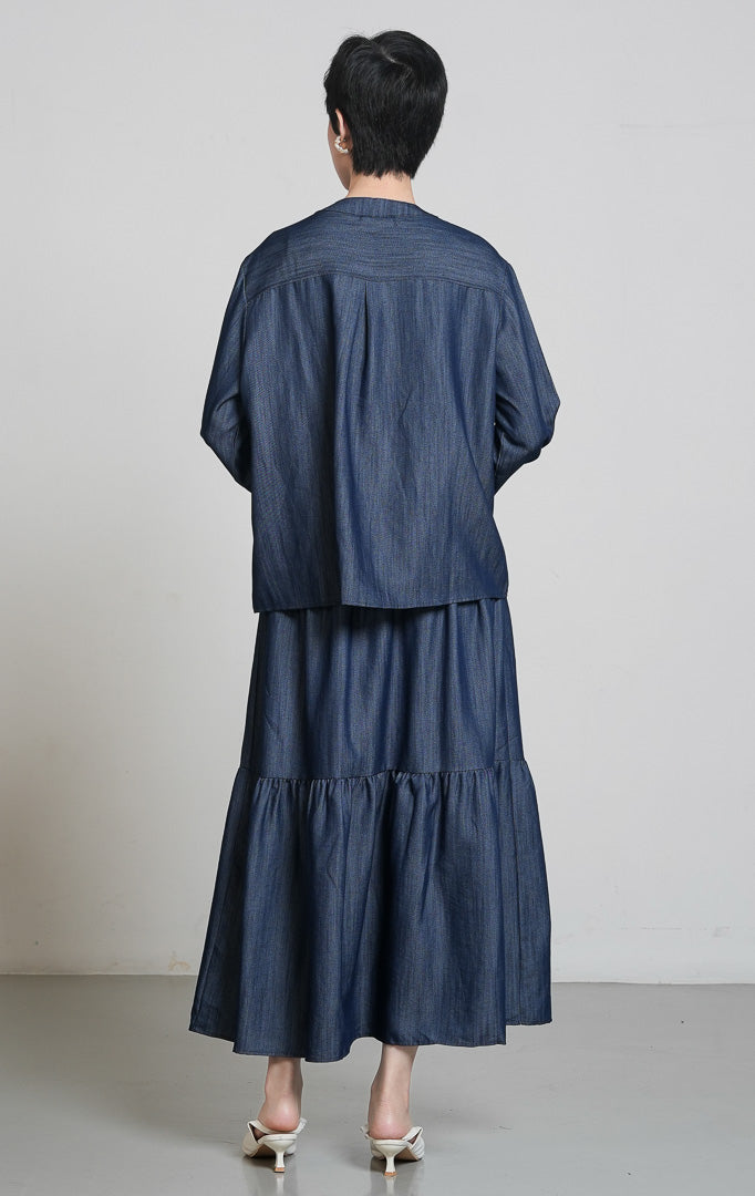 Morita Top Dark Denim