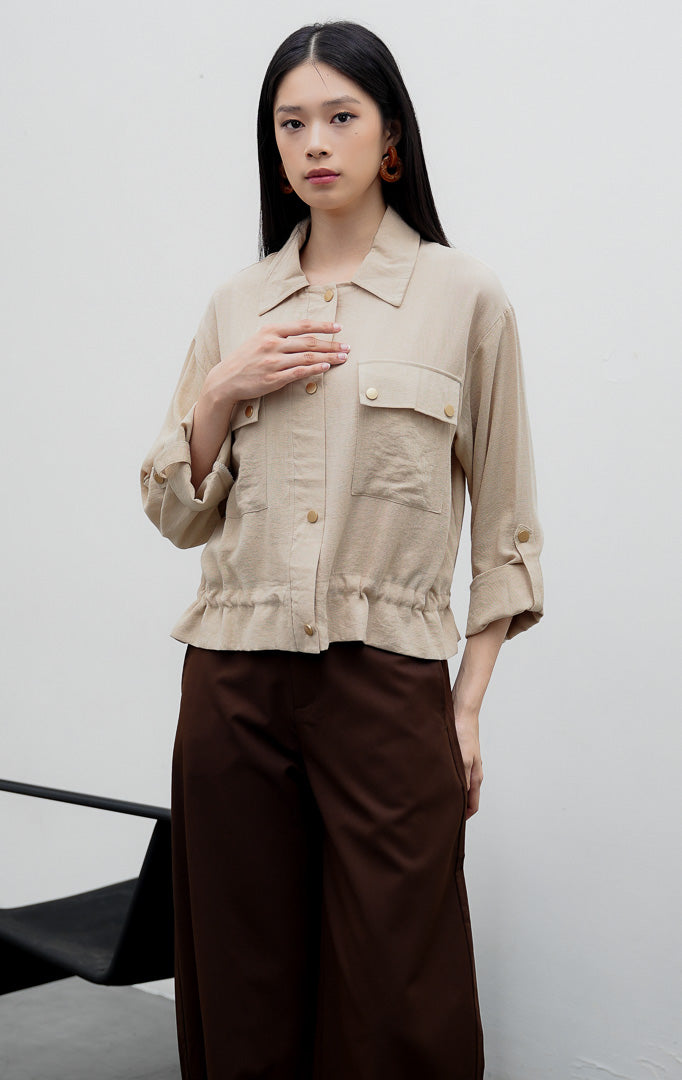 Piyora Top Khaki
