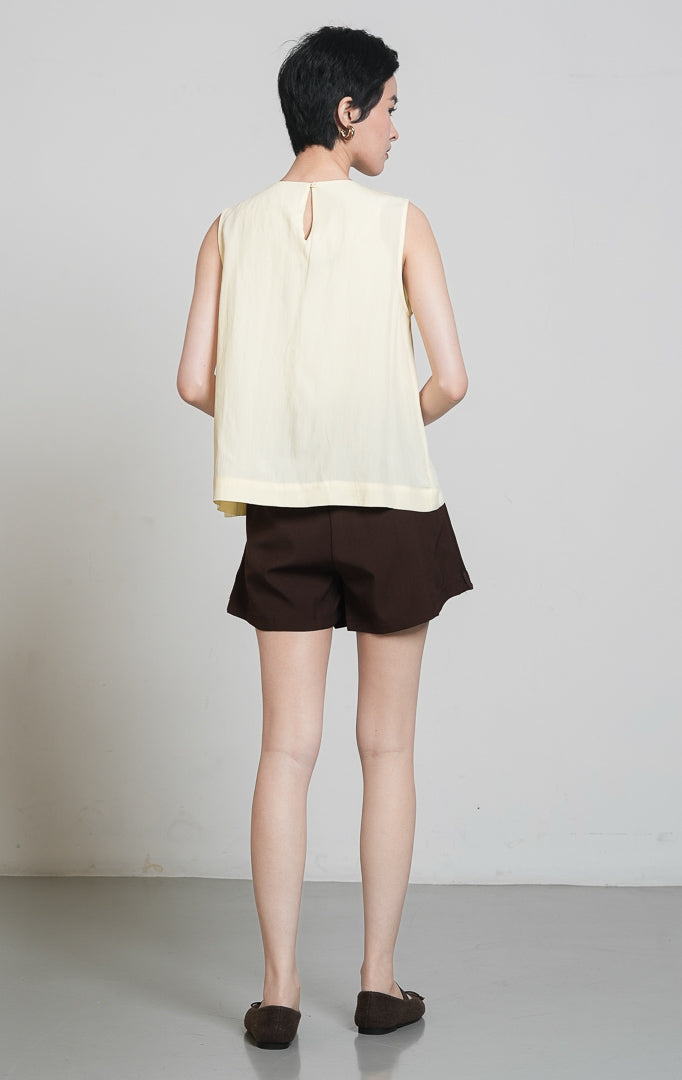 Miuza Top Butter Yellow