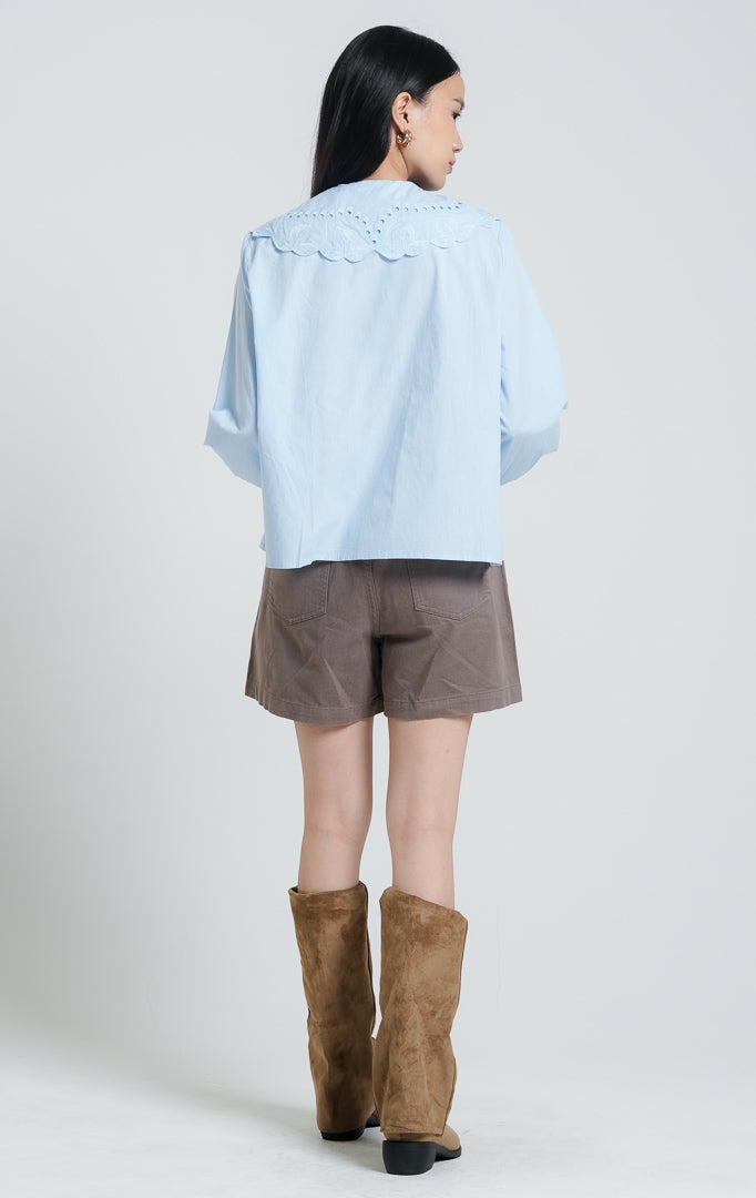 Lioren Top Light Blue