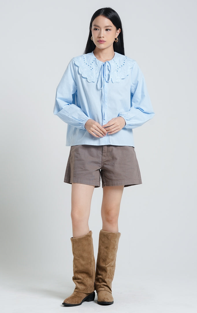 Lioren Top Light Blue