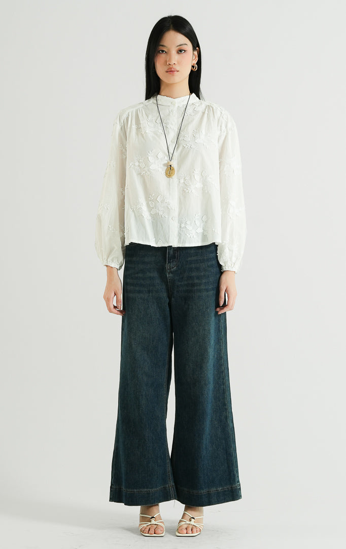 Nerine Top White