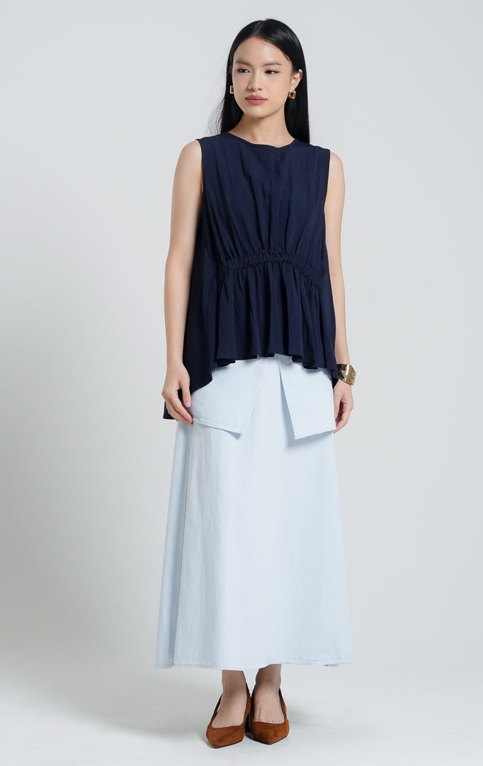 Tansy Top Navy