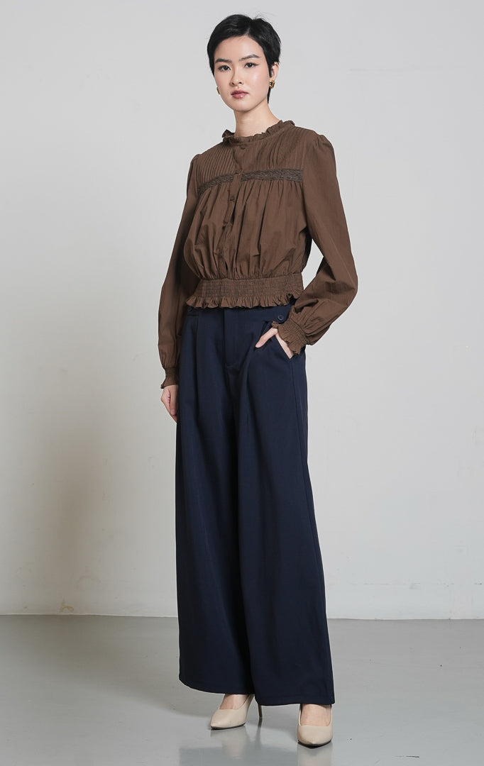 Violetta Top Dark Brown
