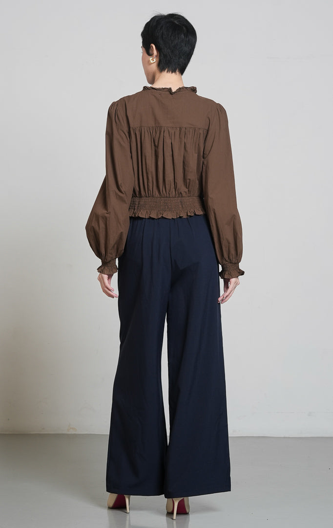 Violetta Top Dark Brown