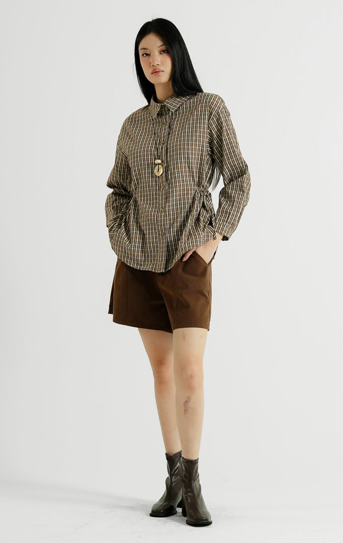 Hilaria Top Brown