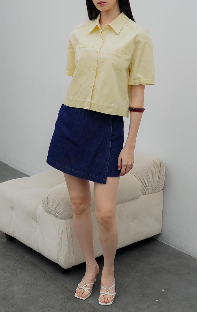 Velira Top Butter Yellow
