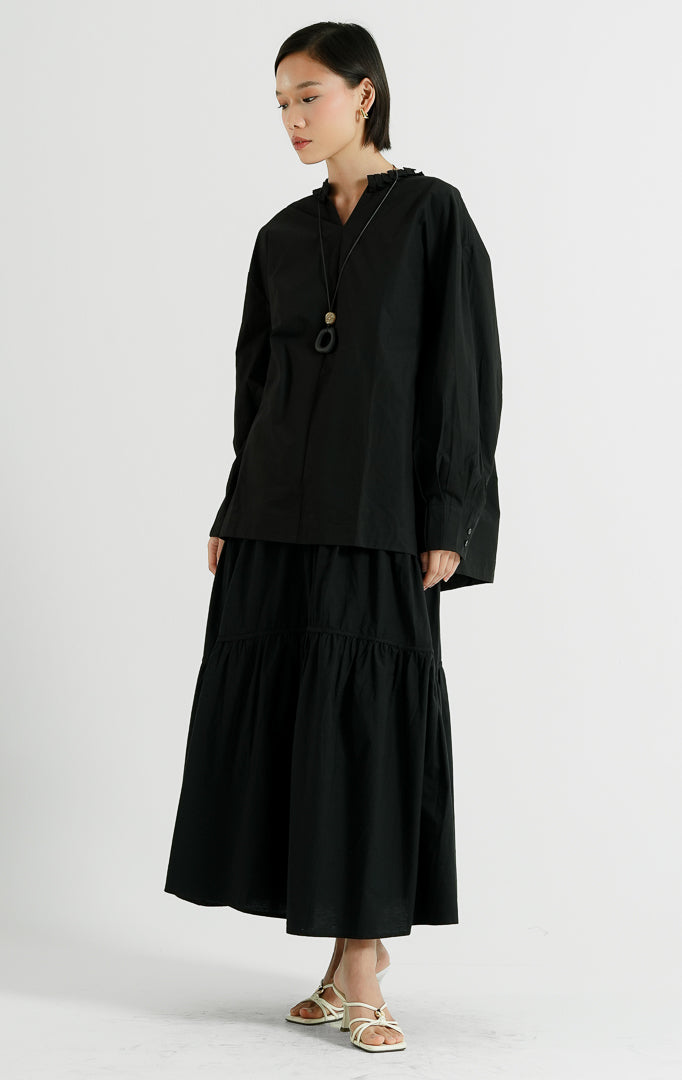 Florina Top Black