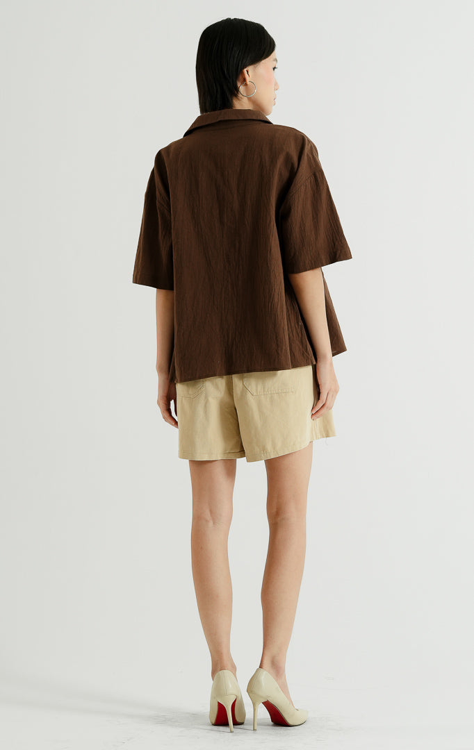 Ziven Top Dark Brown