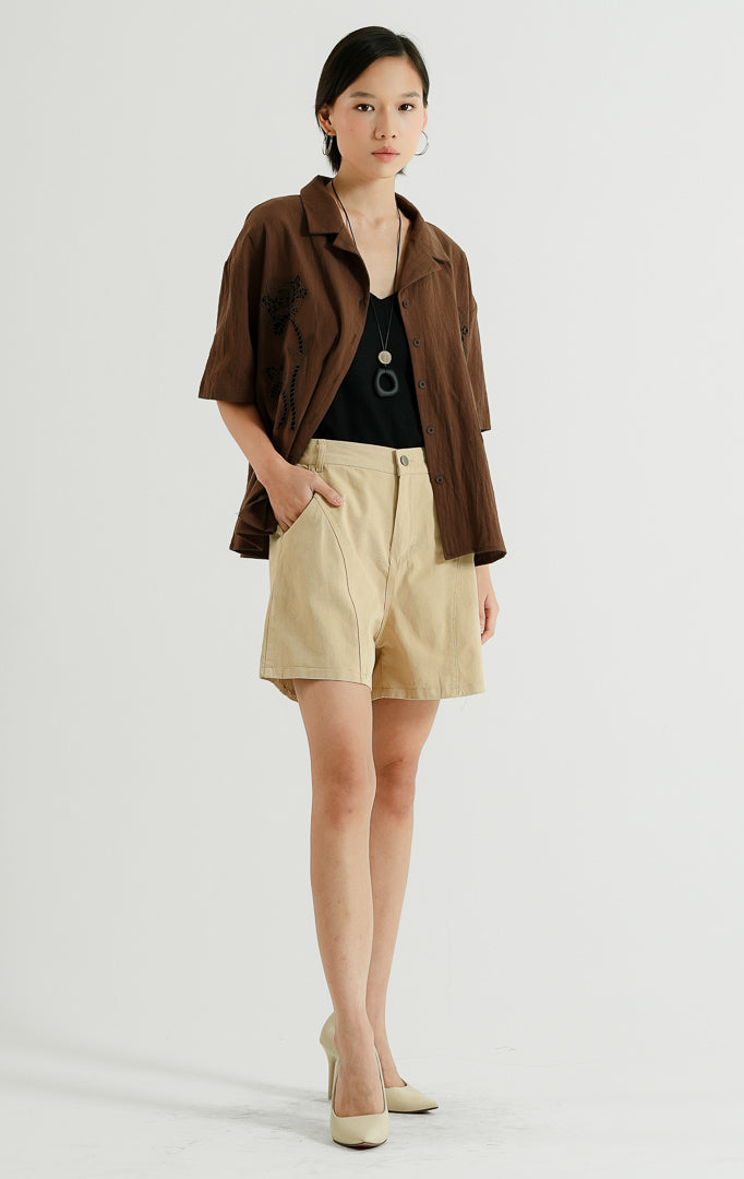 Ziven Top Dark Brown