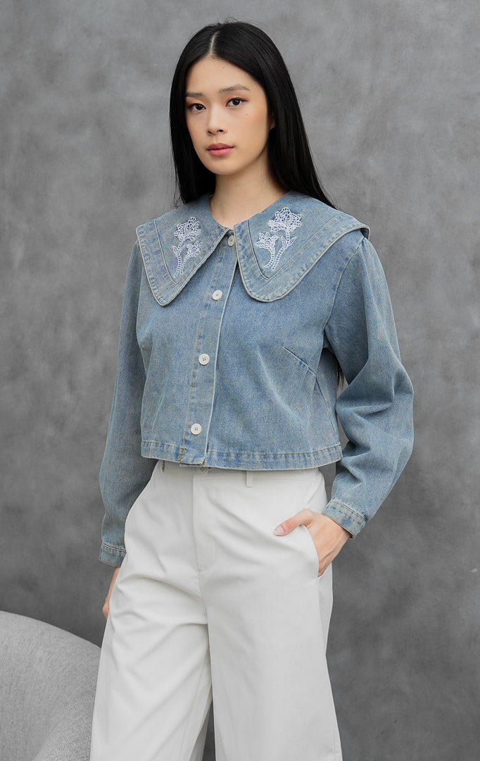 Anastasia Top Light Denim