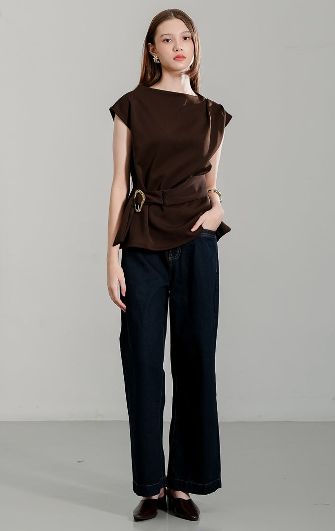 Carpenter Top Dark Brown