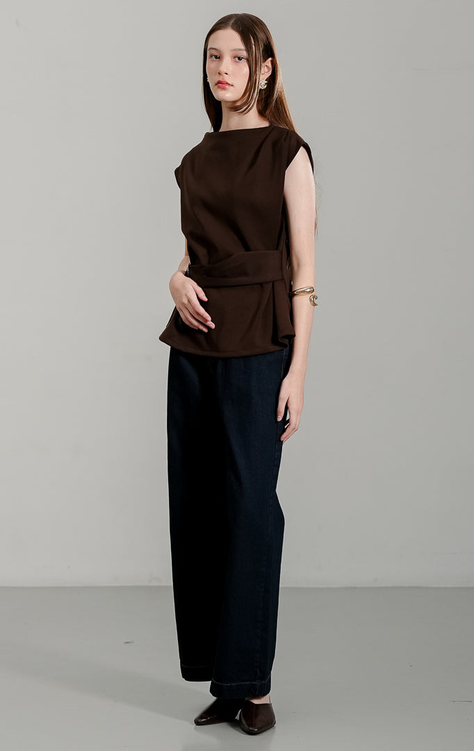 Carpenter Top Dark Brown