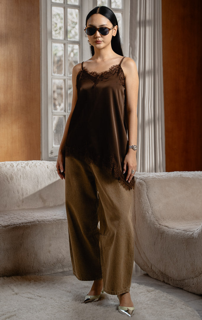 BL Zilia Top Dark Brown