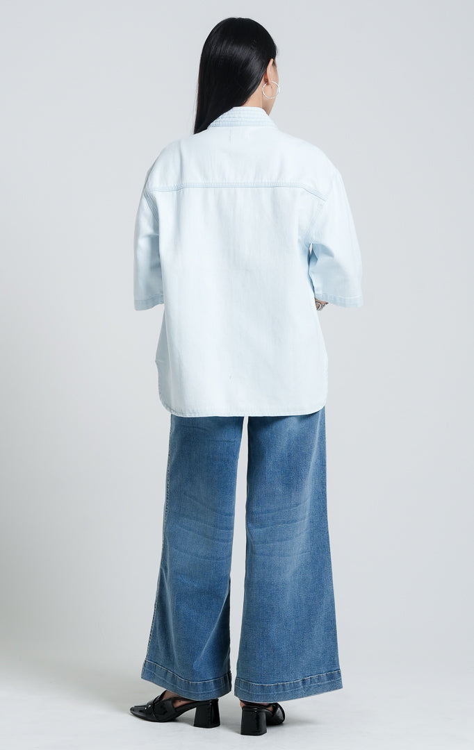 Maevelin Top Light Denim