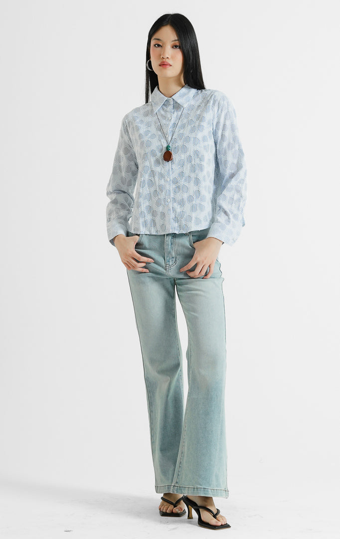 Serena Top Blue