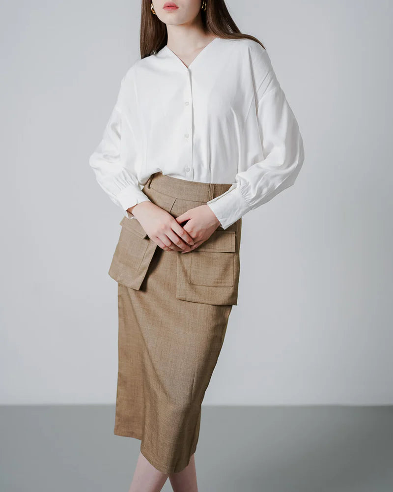 Blaise White Blouse