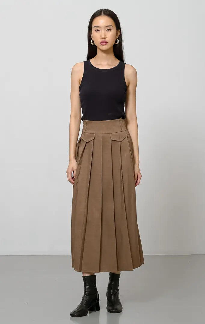 Yeena Skirt Brown