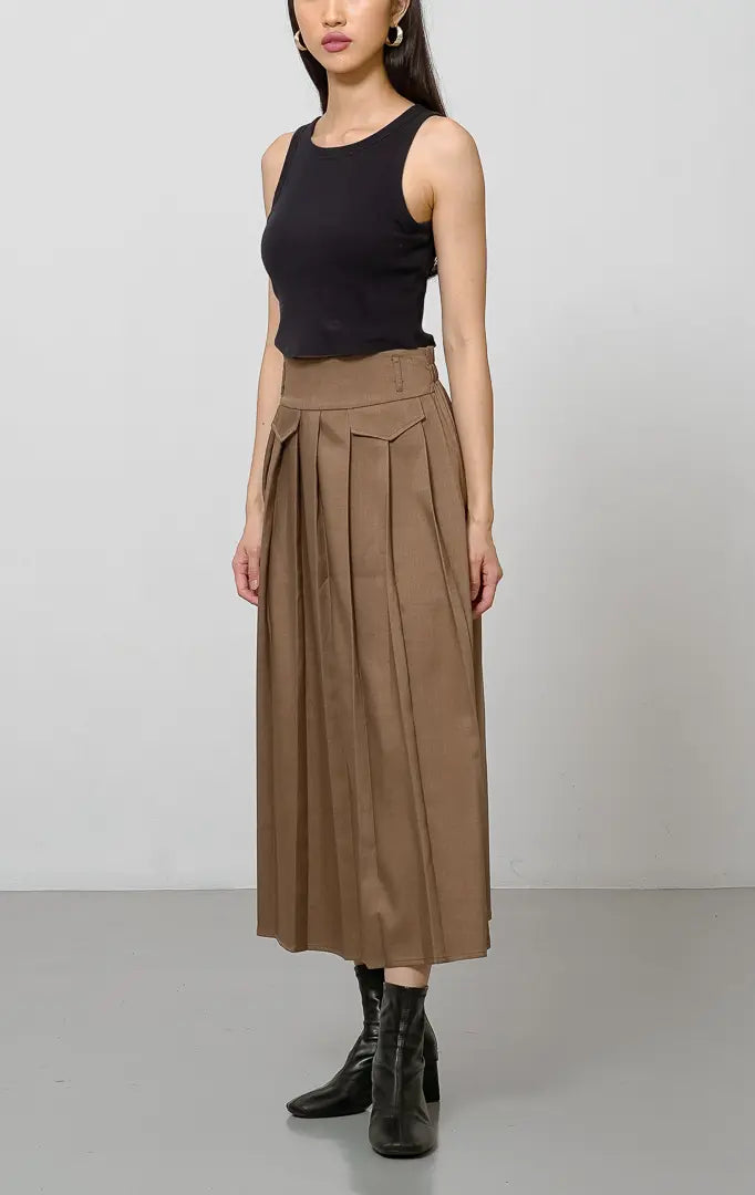 Yeena Skirt Brown