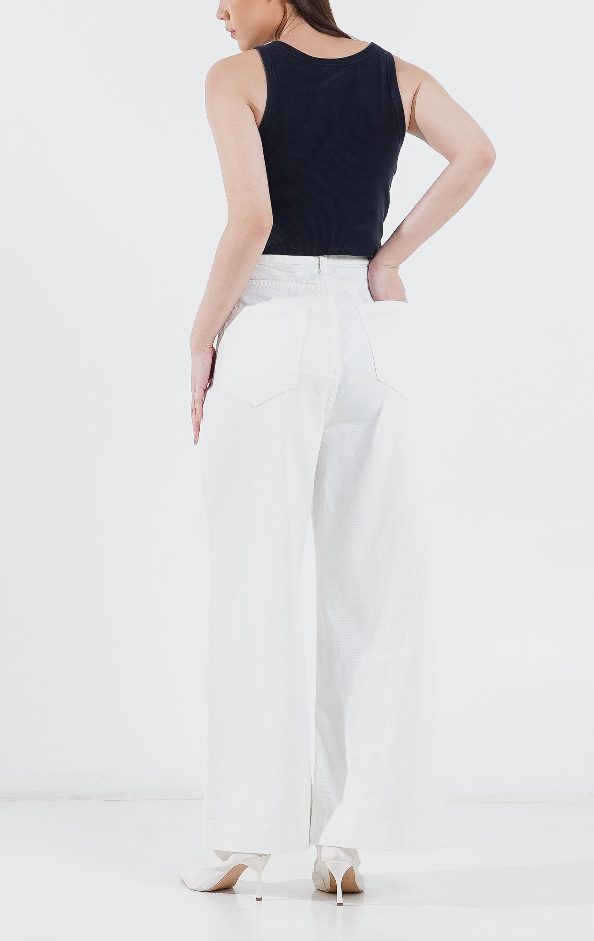Giona Pants White