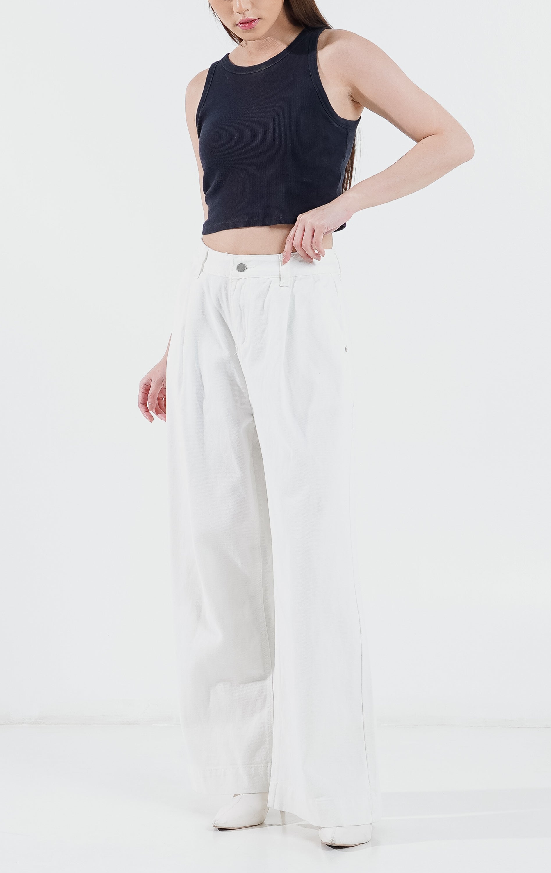 Giona Pants White