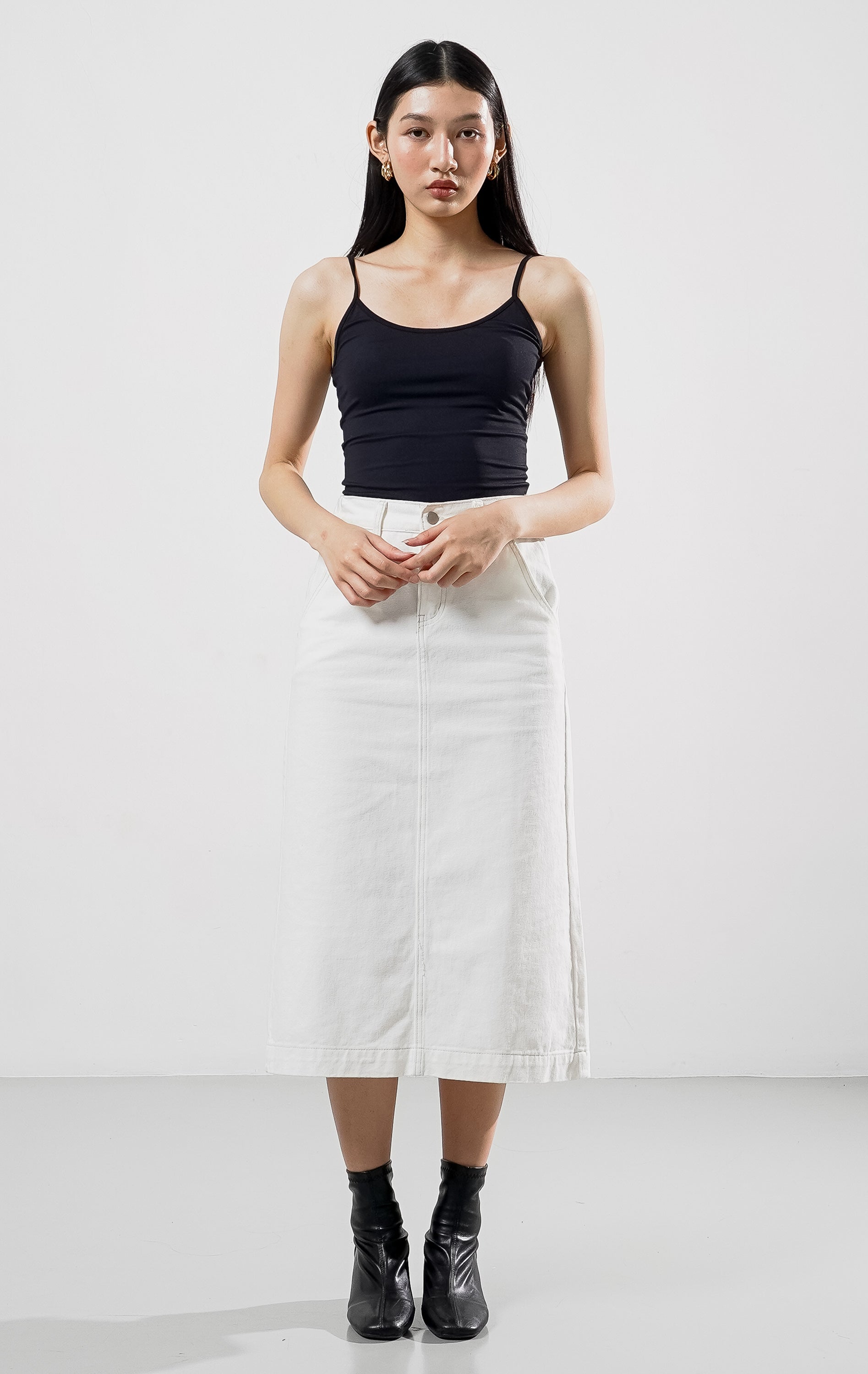 Luthia Skirt White Denim
