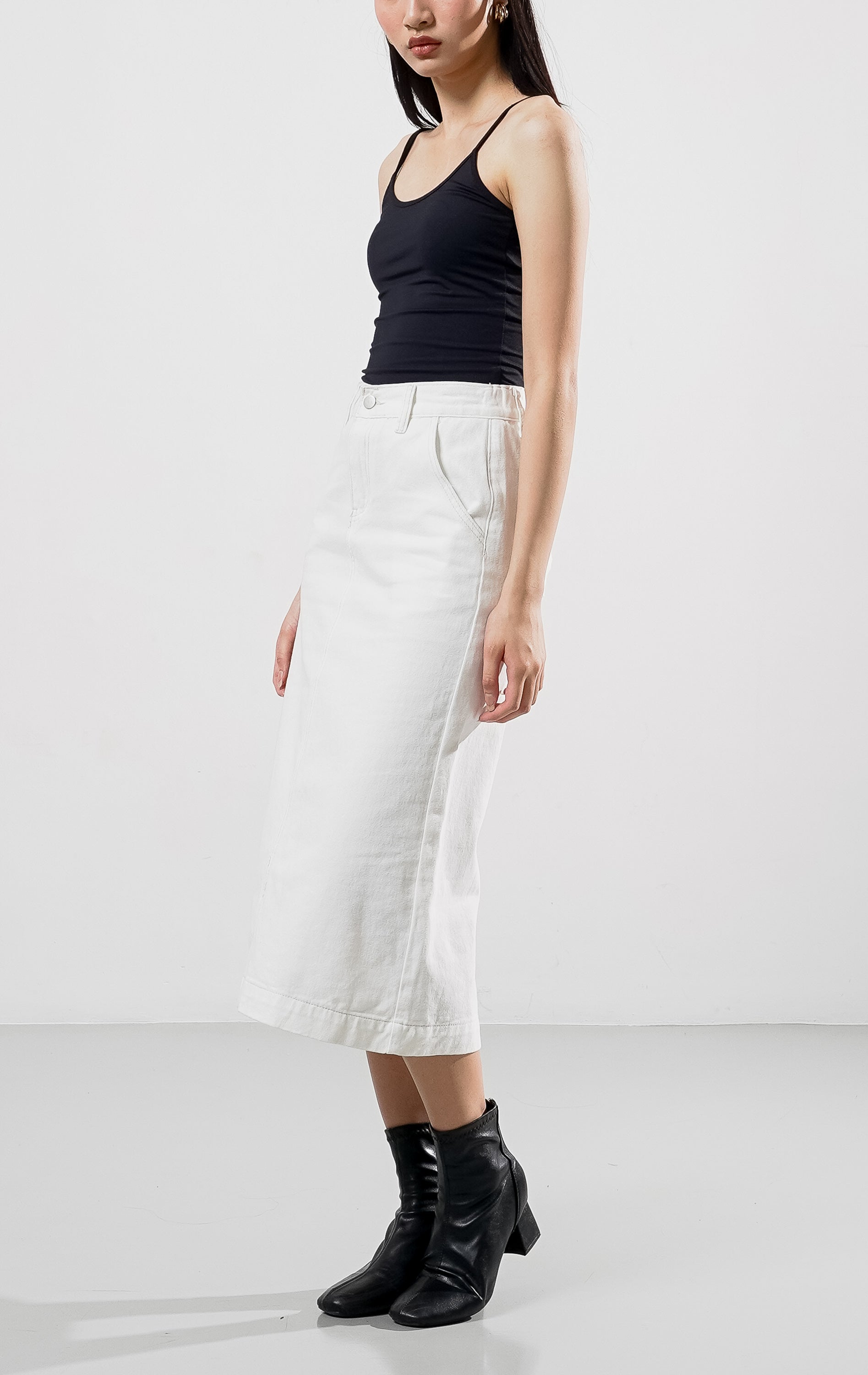 Luthia Skirt White Denim