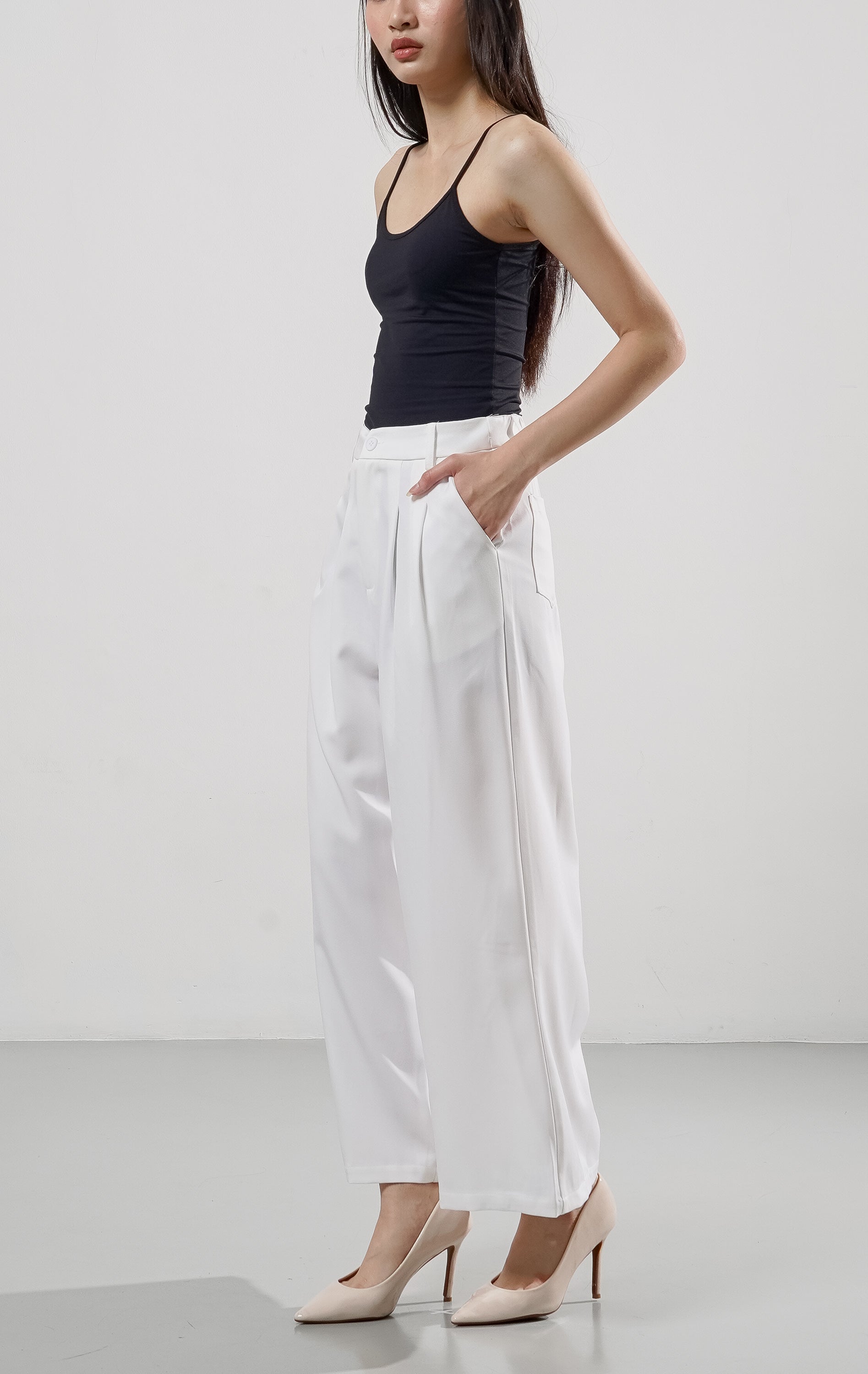 Dally Pants White