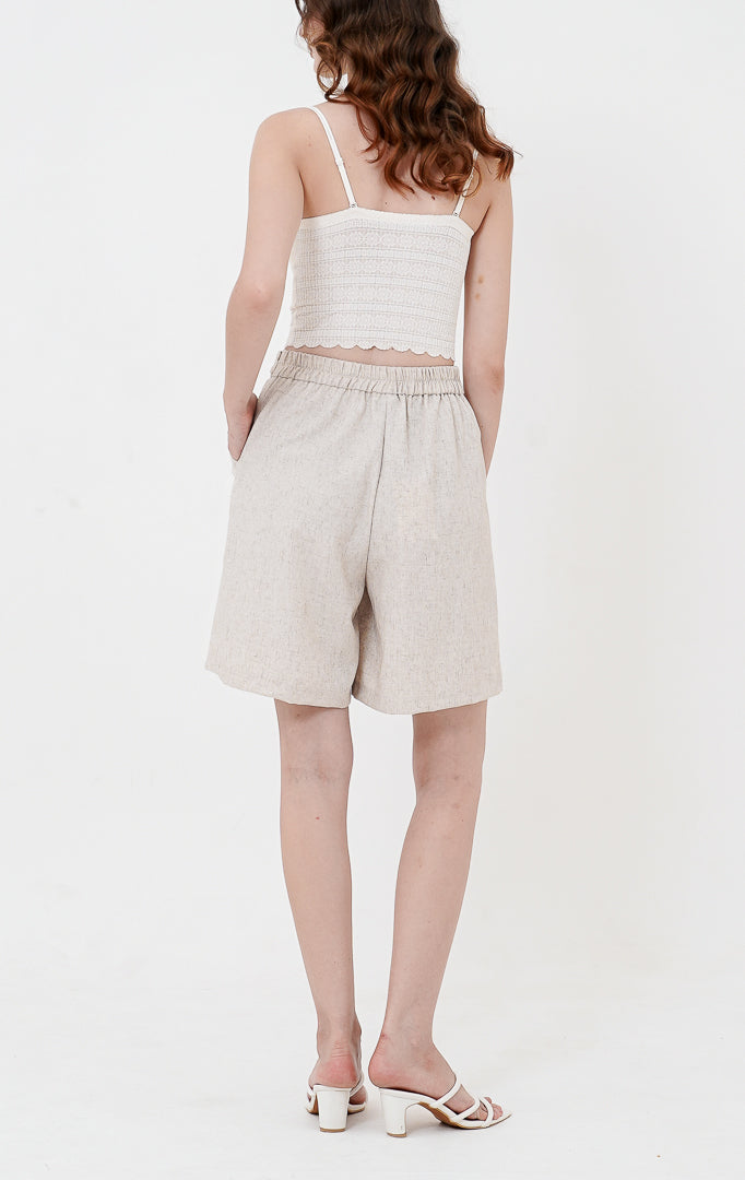 SH Alaia Shorts Ivory