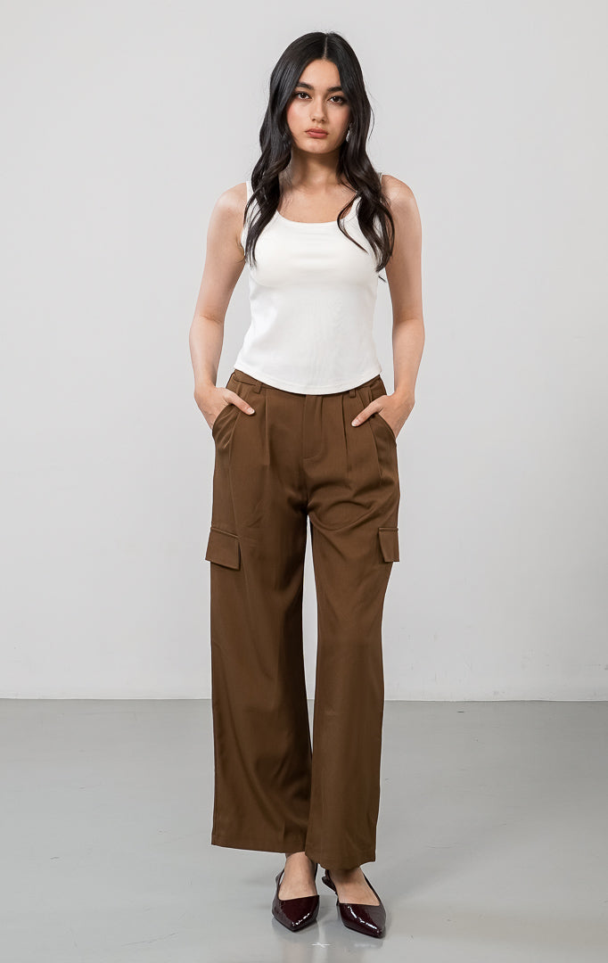 Rihana Pants Dark Brown