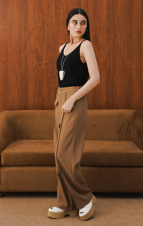 Clemence Pants Brown
