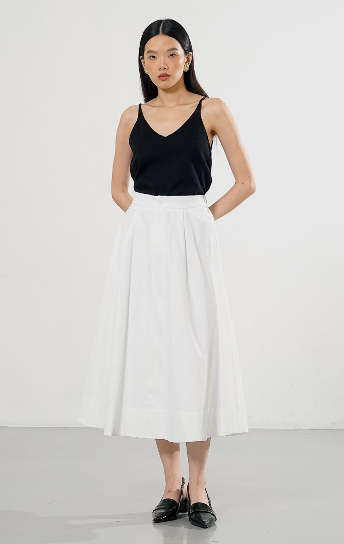 Raisa Skirt White