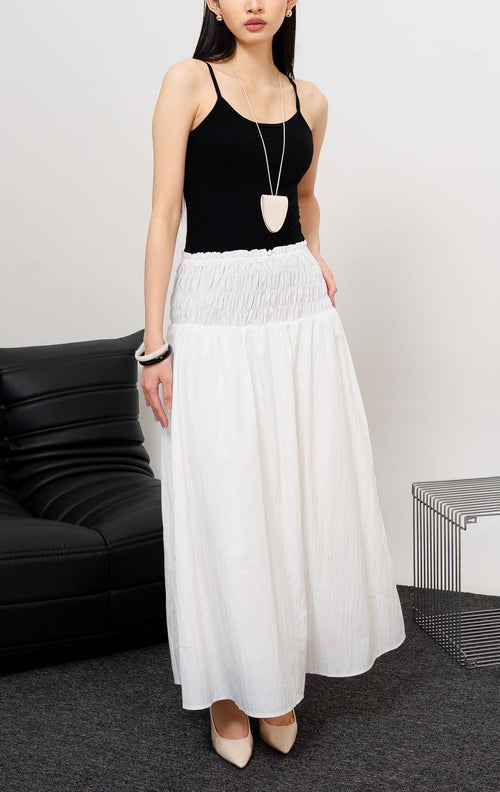 Capri Skirt White