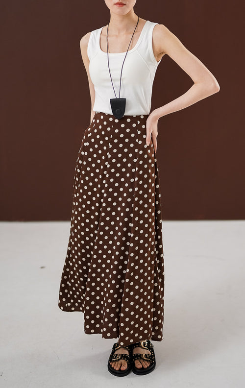 Leah Skirt Brown