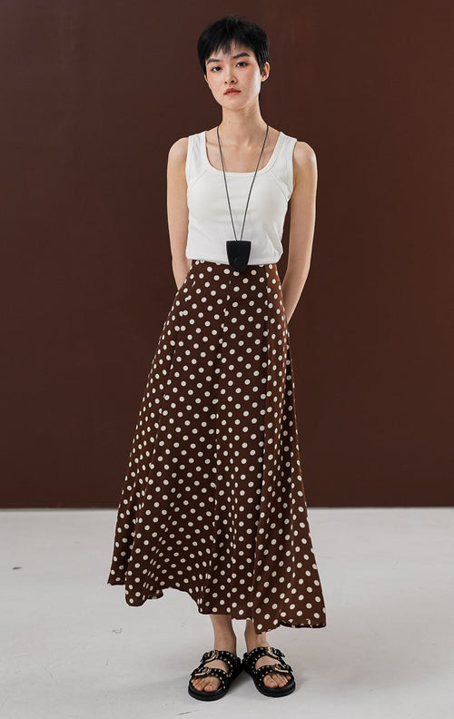 Leah Skirt Brown