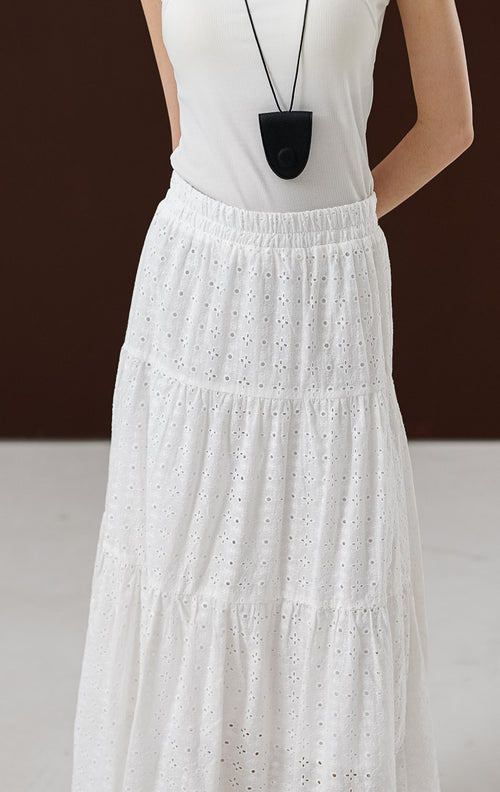 Wanda Skirt White