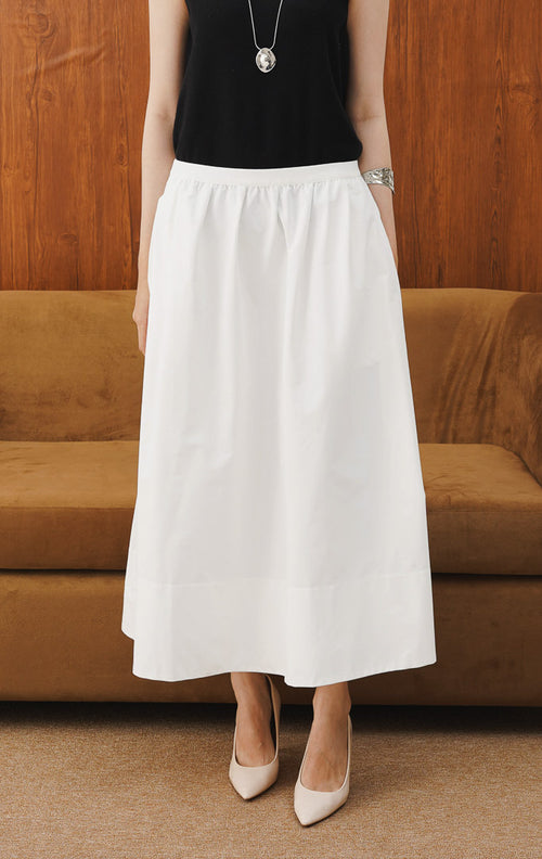 Chaewon Skirt White